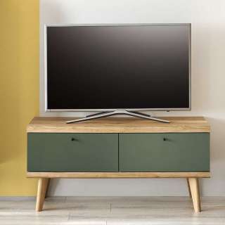 Flachstrecke Wohnzimmer im Skandi Design 107 cm breit - 50 cm hoch