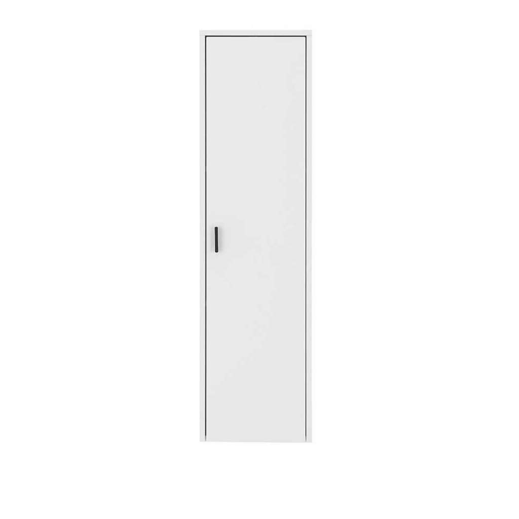 Wohnzimmerhängeschrank in Weiß matt 120 cm hoch - 33 cm breit