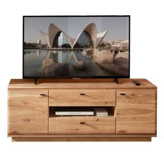 TV Bank teilmassiv in modernem Design Soft Close Funktion