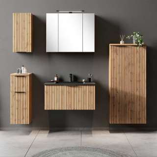 Badezimmermoebelset in modernem Design Made in Germany (fünfteilig)