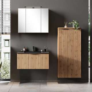 Badset dreiteilig modern mit LED Beleuchtung Made in Germany (dreiteilig)
