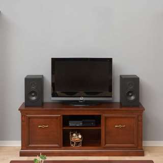 Fernsehertisch im klassischen Stil Walnussfarben furniert