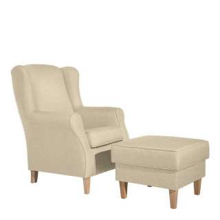 Omasessel im Landhausstil Beige und Buchefarben
