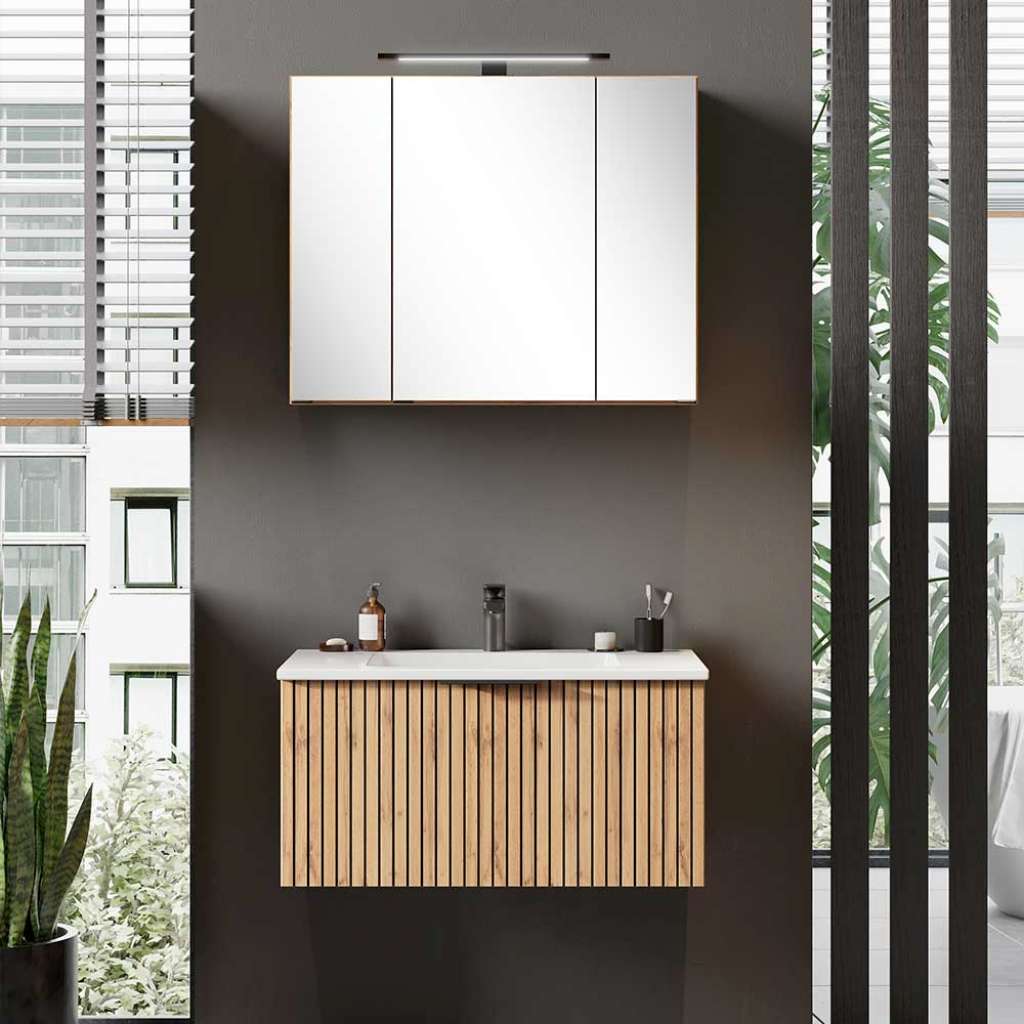 Waschplatz-Set für die Wandmontage LED Beleuchtung (zweiteilig)