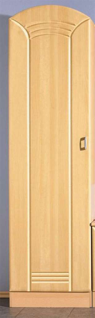 Dielenschrank in Buchefarben