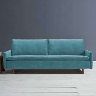 Bettsofa Petrol Made in Germany Rücken Klappmechanik