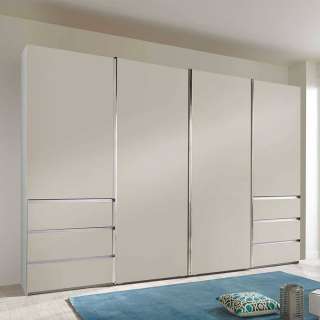 Schlafzimmerschrank modern in Champagner Schwebetüren