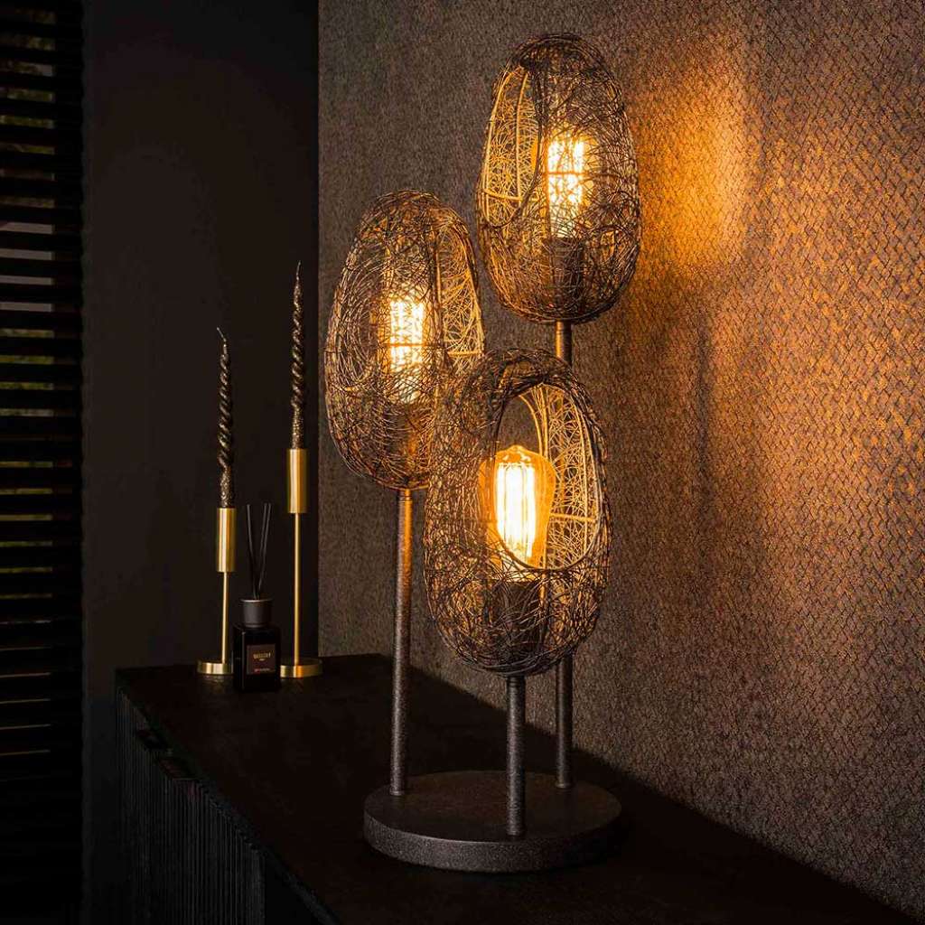 Tischlampe im Industry und Loft Stil Metall