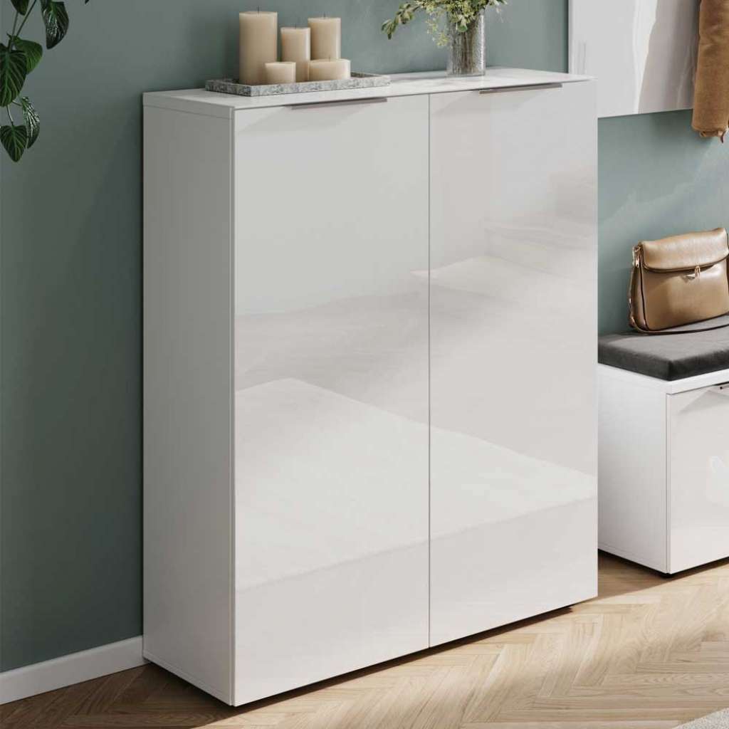 Schuh Schrank mit Drehtüren stoßfesten ABS Kanten