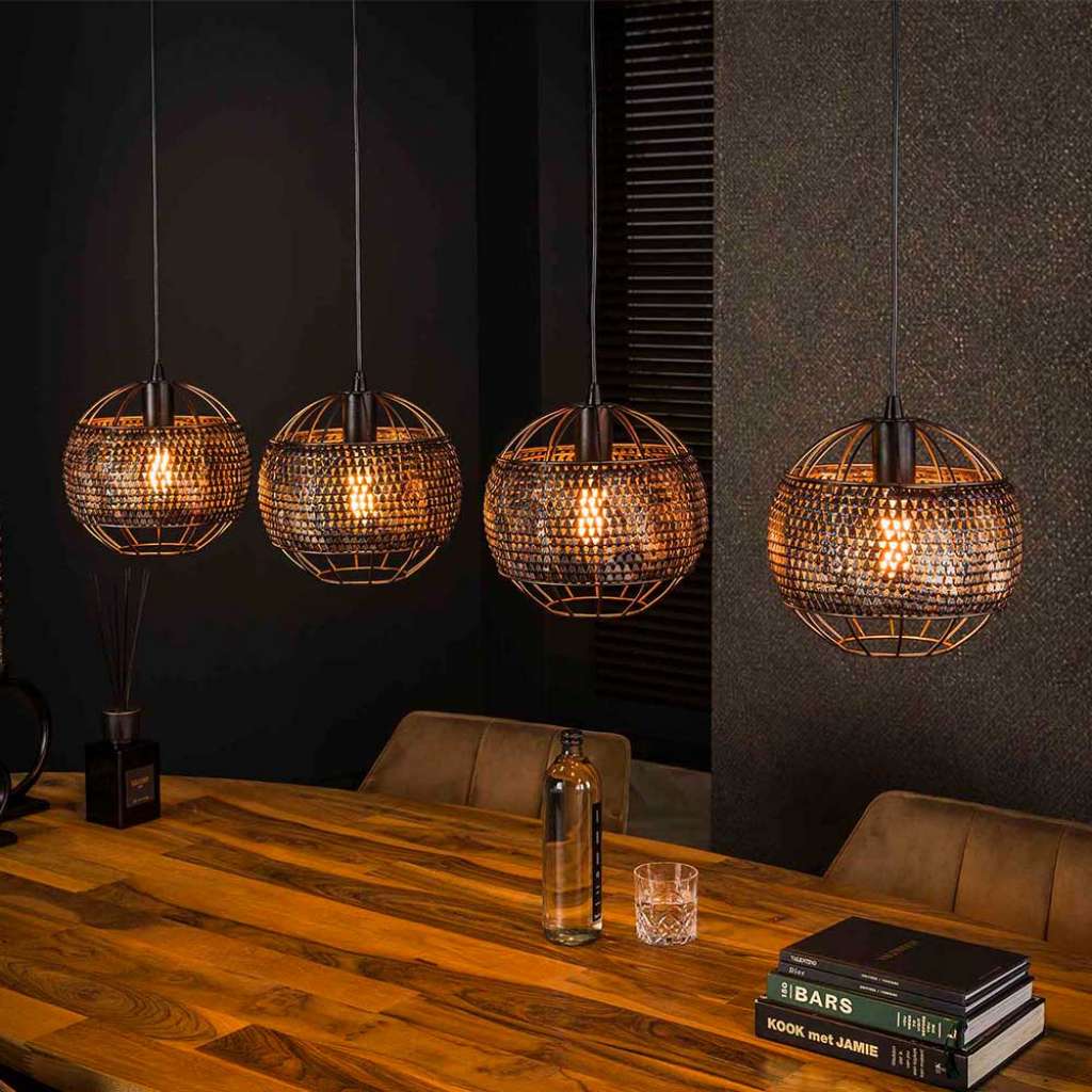 Hängeleuchte im Industry und Loft Stil Metall