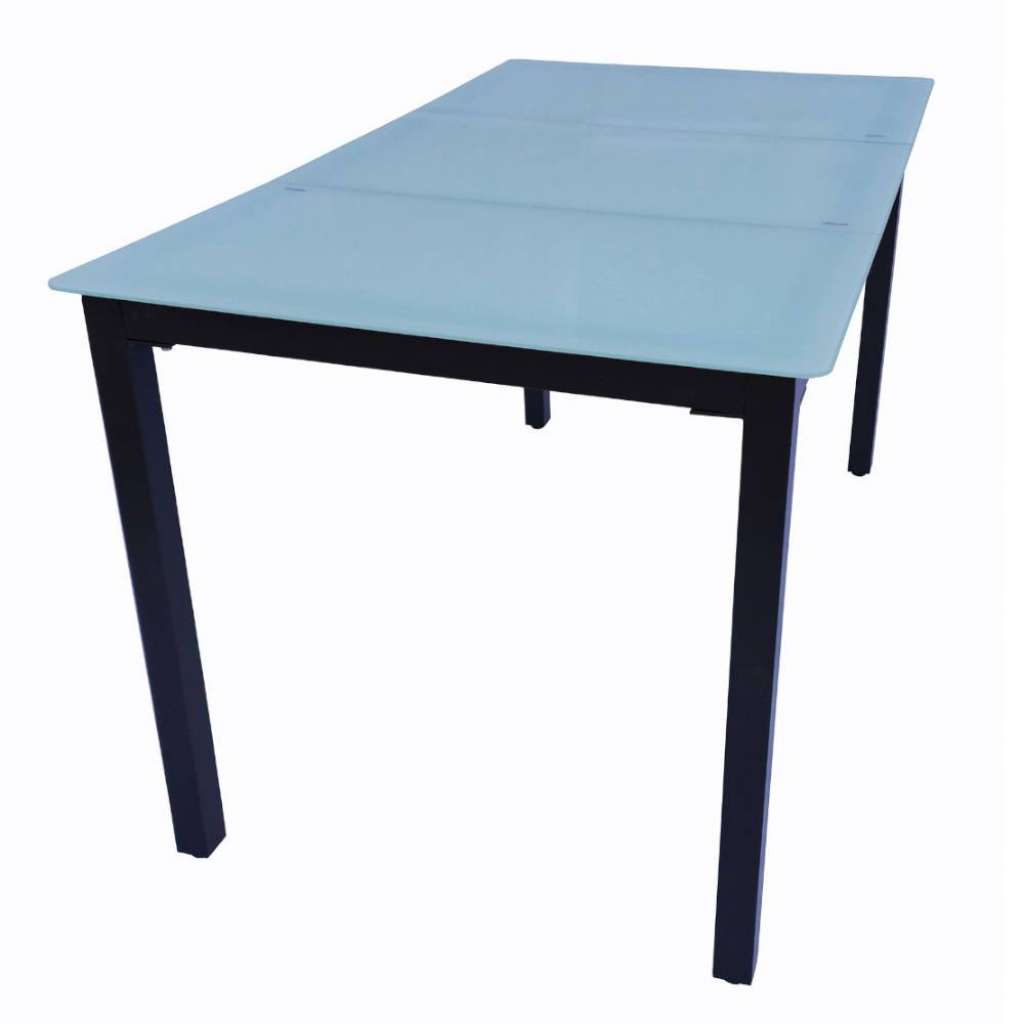 Esstisch Gartentisch aus Glas mit rechteckiger Tischplatte