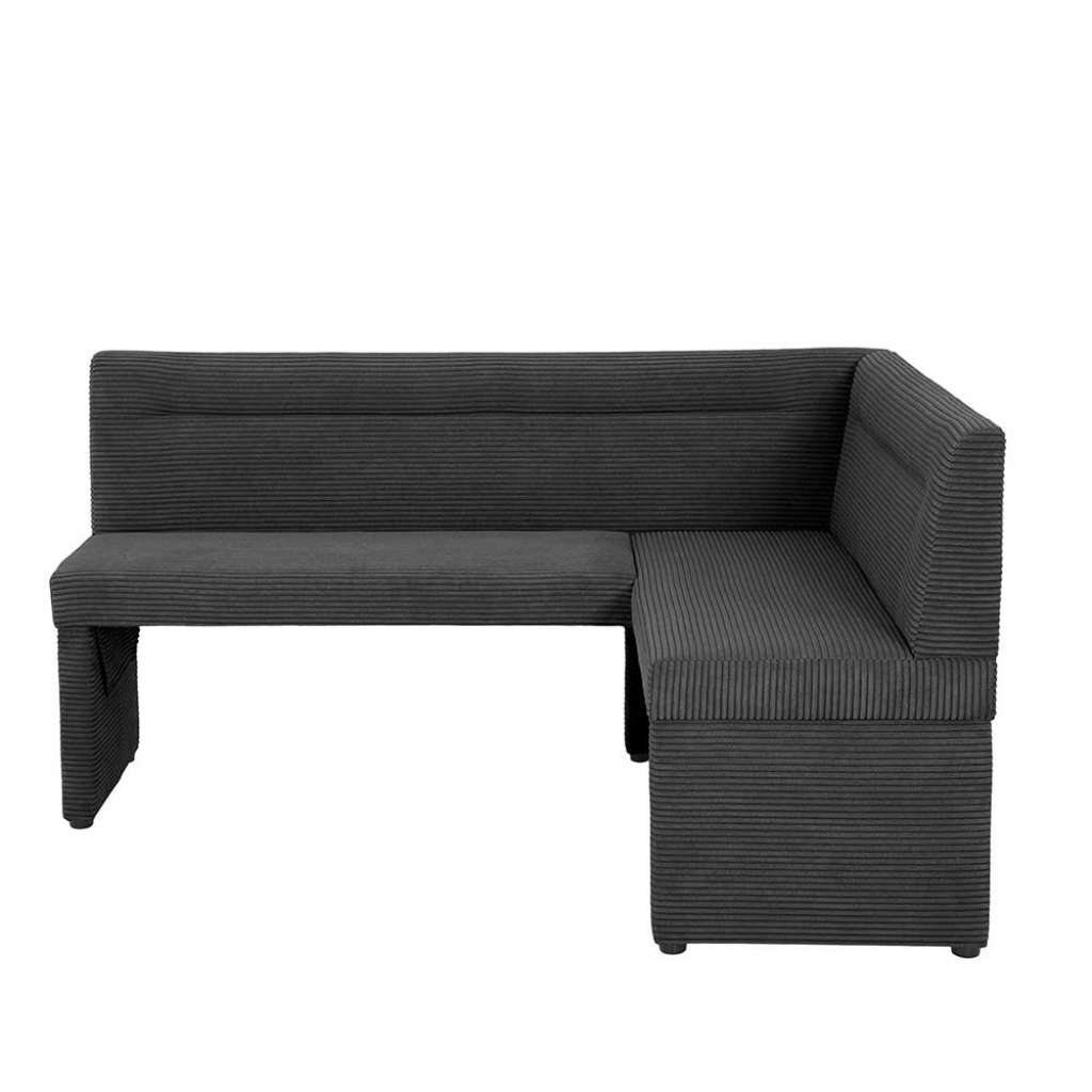 Esszimmereckbank in Anthrazit Cord
