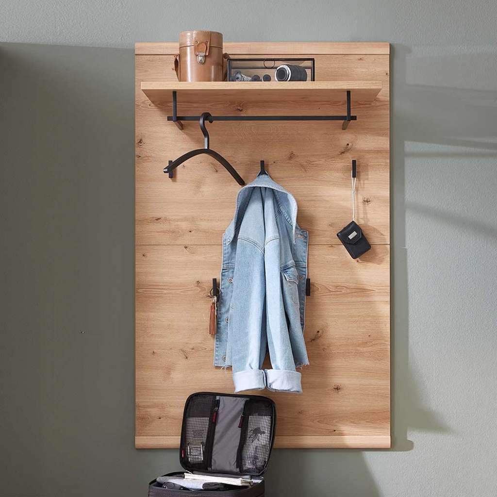 Hängegarderobe in modernem Design Holzoptik foliert