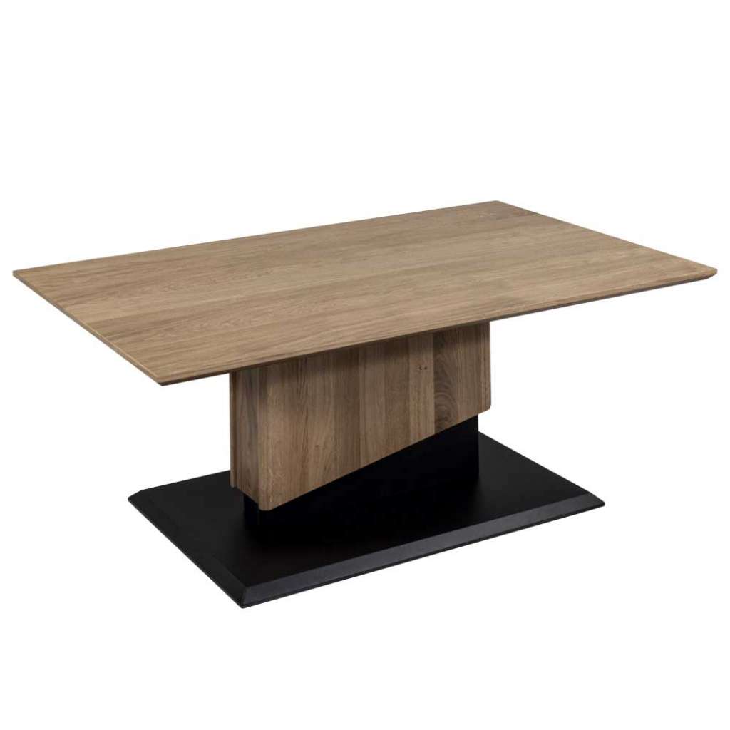 Couchtisch in Wildeichefarben echtholzfurniert