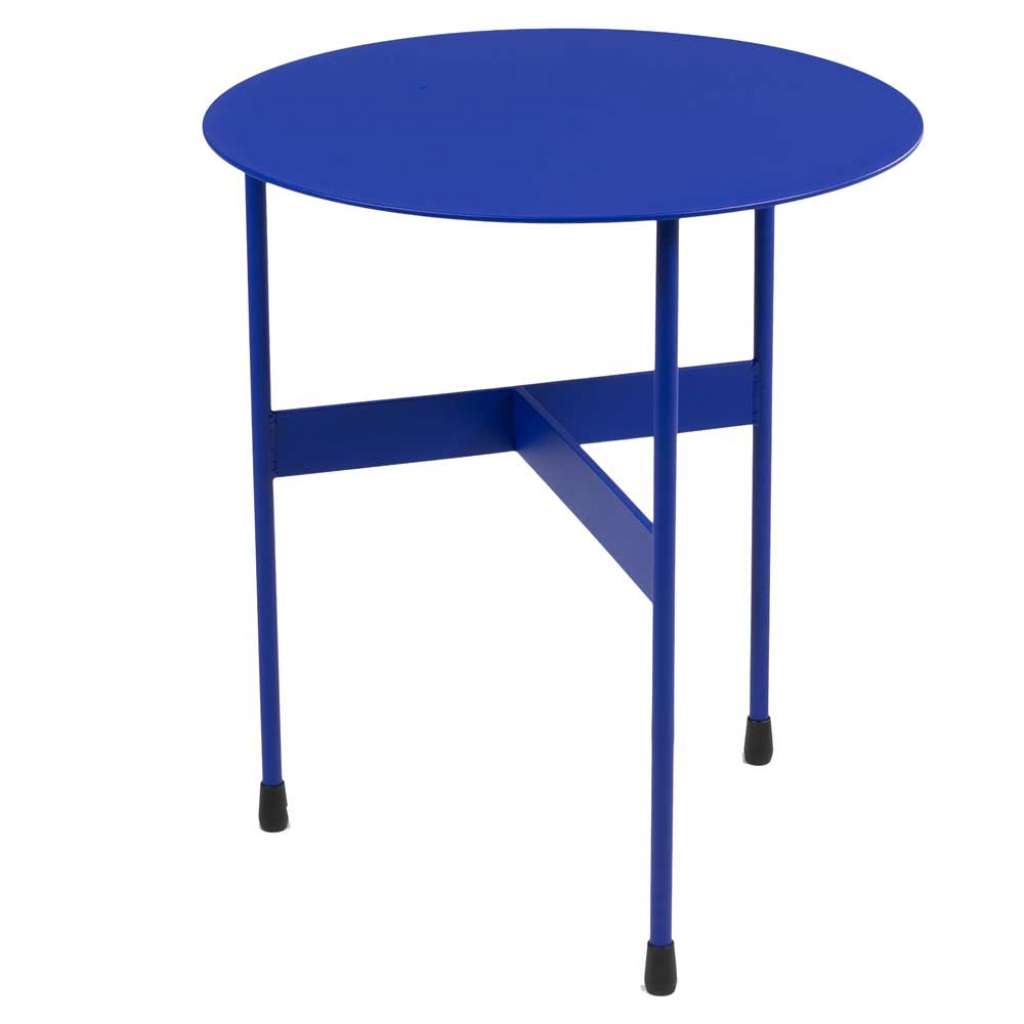 Beistelltisch Sofatisch mit Dreifußgestell in Blau
