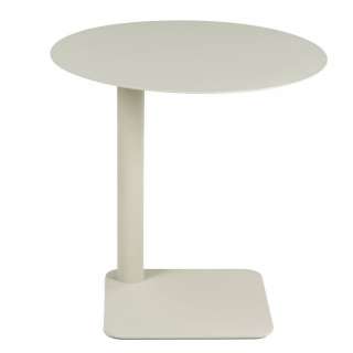 Beistelltisch Couchtisch in Beige aus Metall