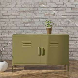 Kommode mit Front in Spind Optik Industry und Loft Stil