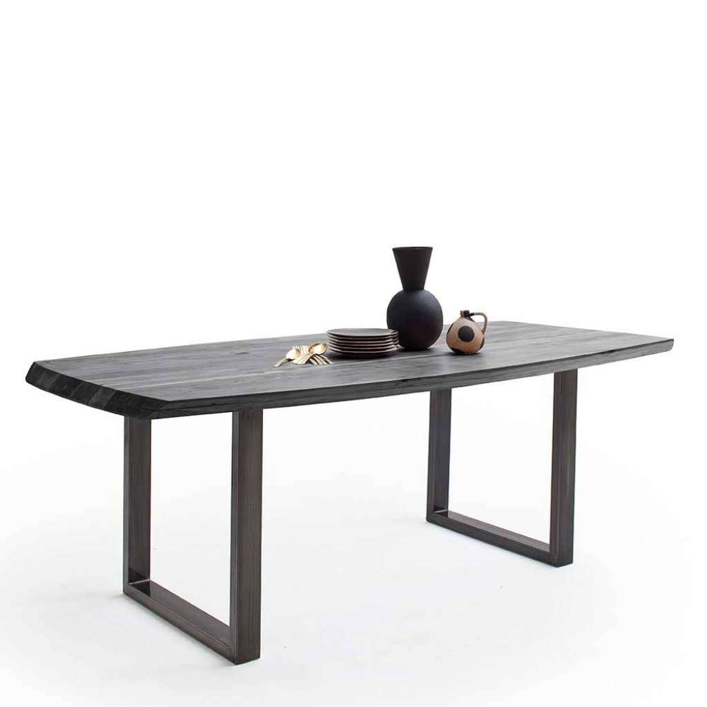 Esstisch in Akazie Grau Industry und Loft Stil