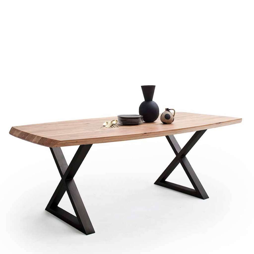 Esstisch aus Akazie Massivholz Industry und Loft Stil