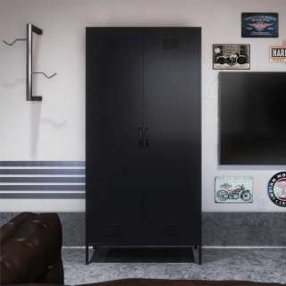 Spind Schrank im Industry und Loft Stil pulverbeschichtet