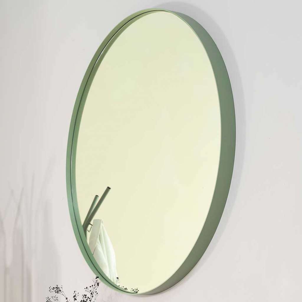 Wandspiegel Spiegel in runder Form mit Metallrahmen