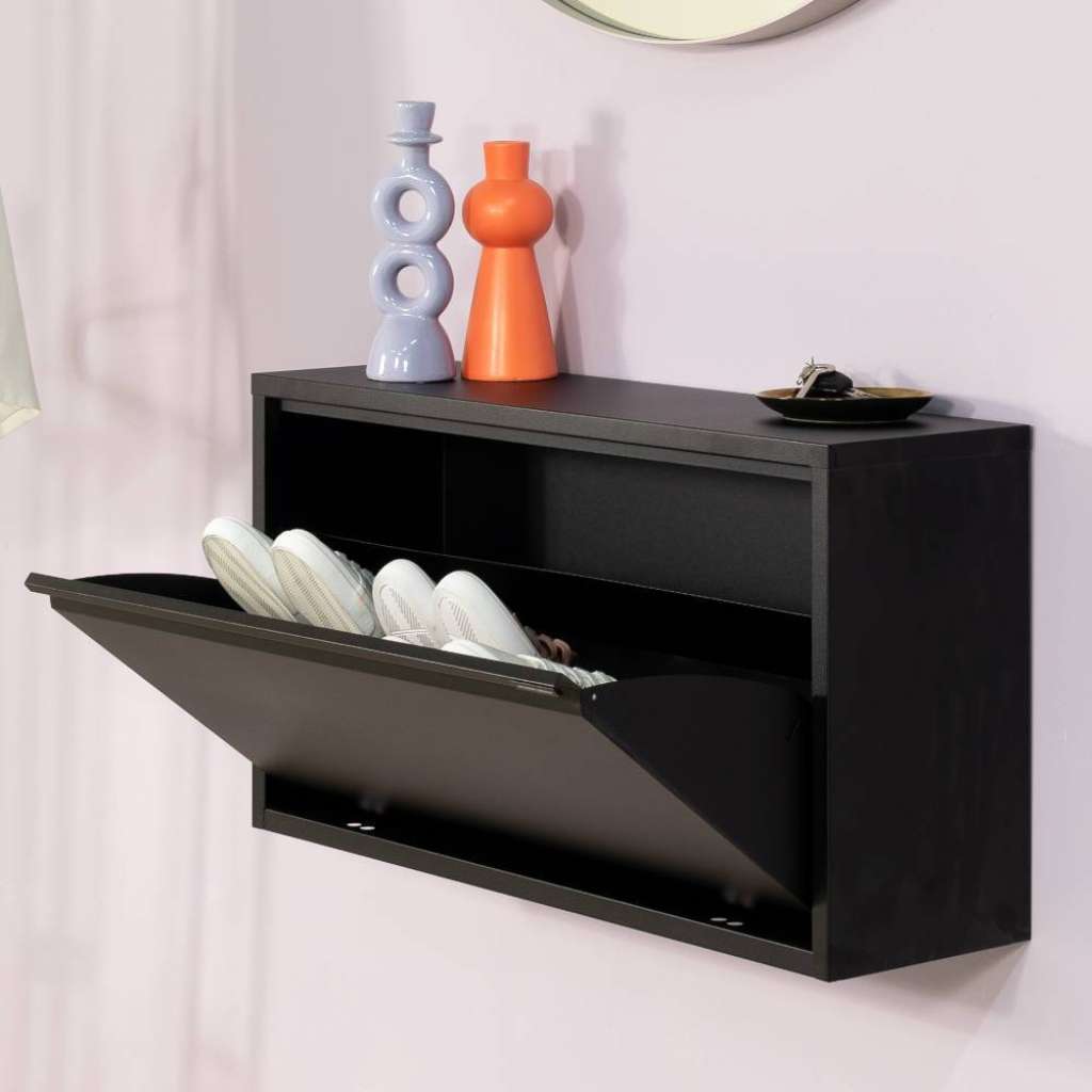 Wandschrank Hängeschrank mit Schuhklappe für die Wandmontage