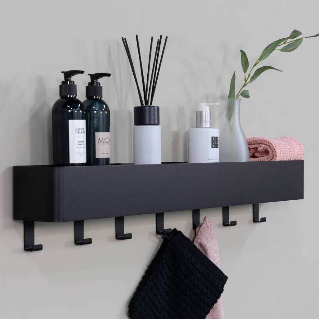 Wandgarderobe Garderobe mit Ablage für Badezimmer