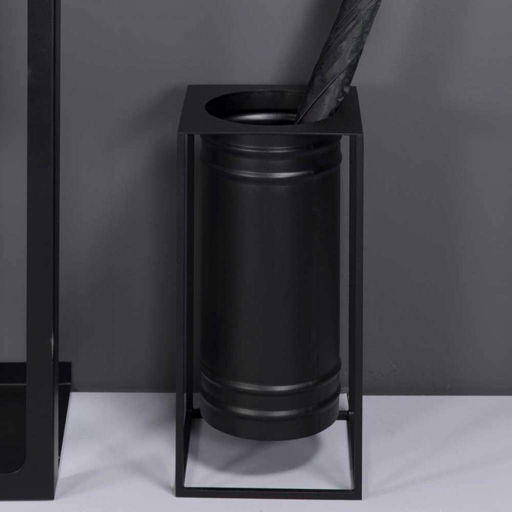 Regenschirmständer Schirmständer in Schwarz pulverbeschichtet