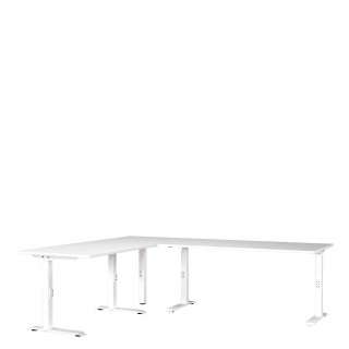 Schreibtisch Computerecktisch höhenverstellbar - Made in Germany