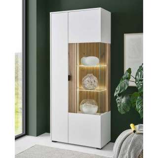 Wohnzimmerschrank mit Glastür modernem Design
