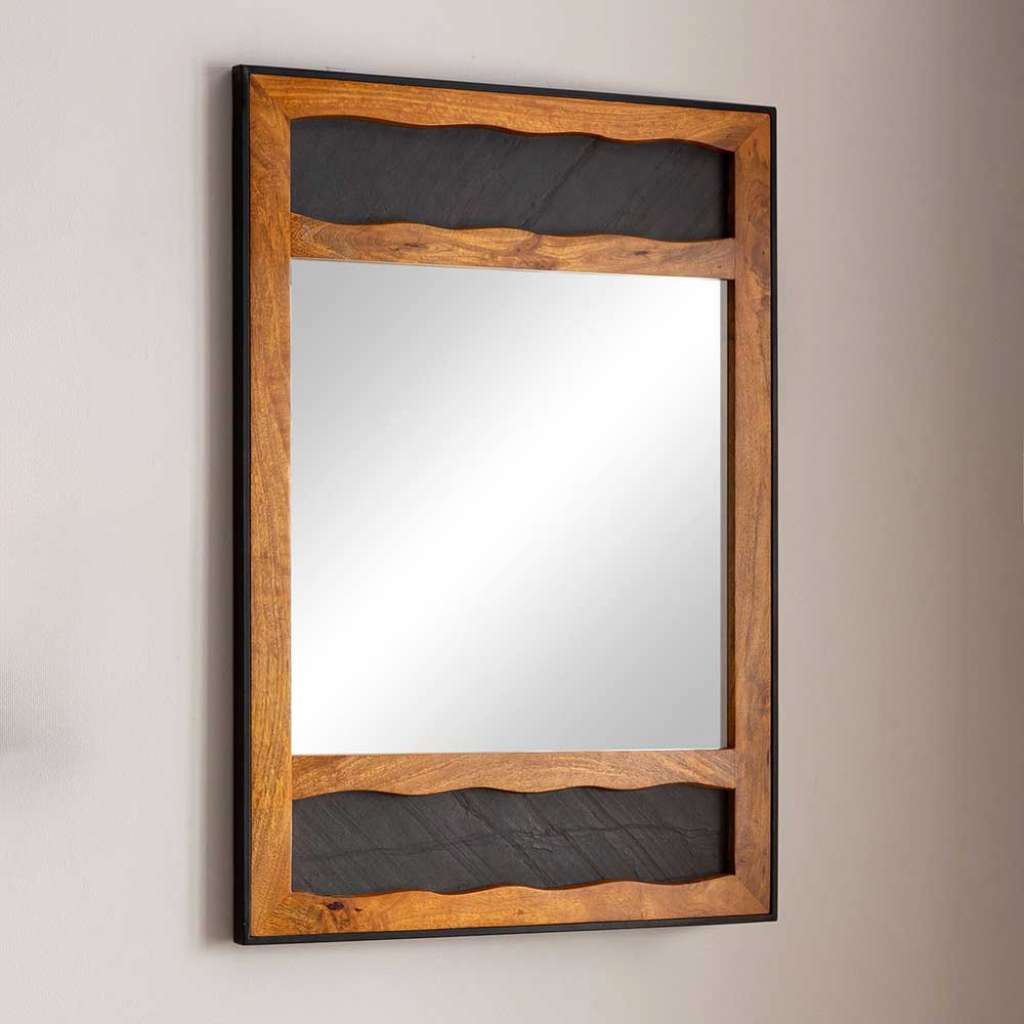 Garderoben Spiegel im Industry und Loft Stil 102 cm hoch