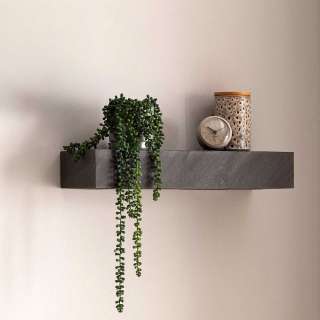 Wand Regal Wandboard in Steinoptik beschichtet - Anthrazit