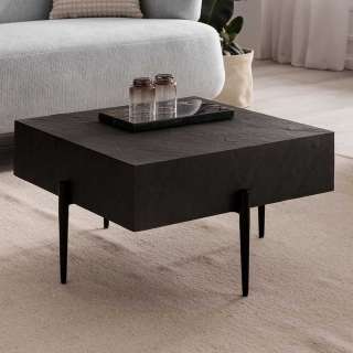 Designercouchtisch Sofatisch in Anthrazit - Steinoptik beschichtet
