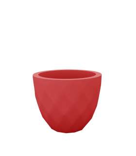 Vondom - VASES Blumentopf klein - rot - Ø 18 x 15 cm - Basic - outdoor