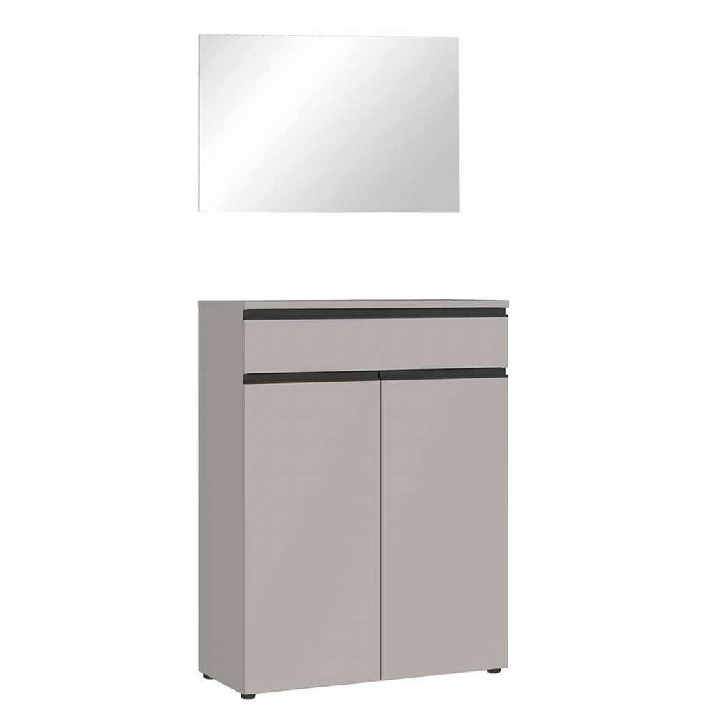 Garderobenset Dielenmöbel mit Spiegel 90 cm breit (zweiteilig)