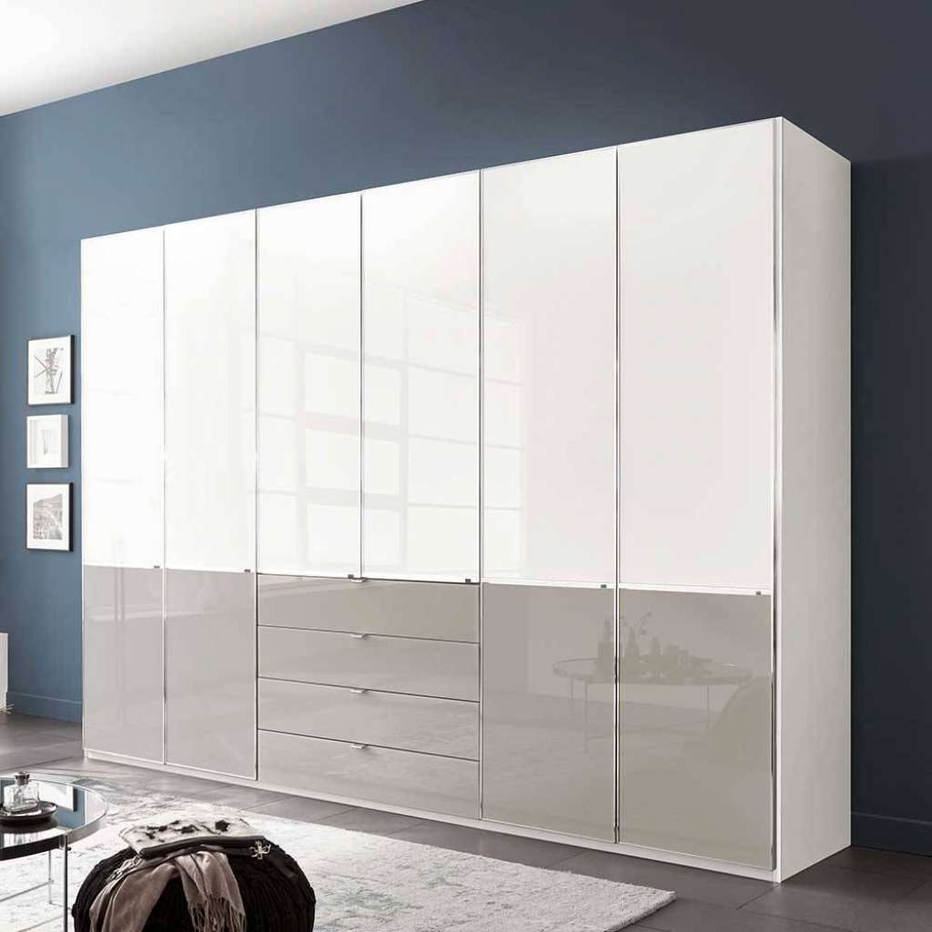 Kleiderschrank Schlafzimmerschrank in modernem Design mit Drehtüren