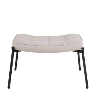 Fusshocker Beistellhocker im Skandi Design in Beige