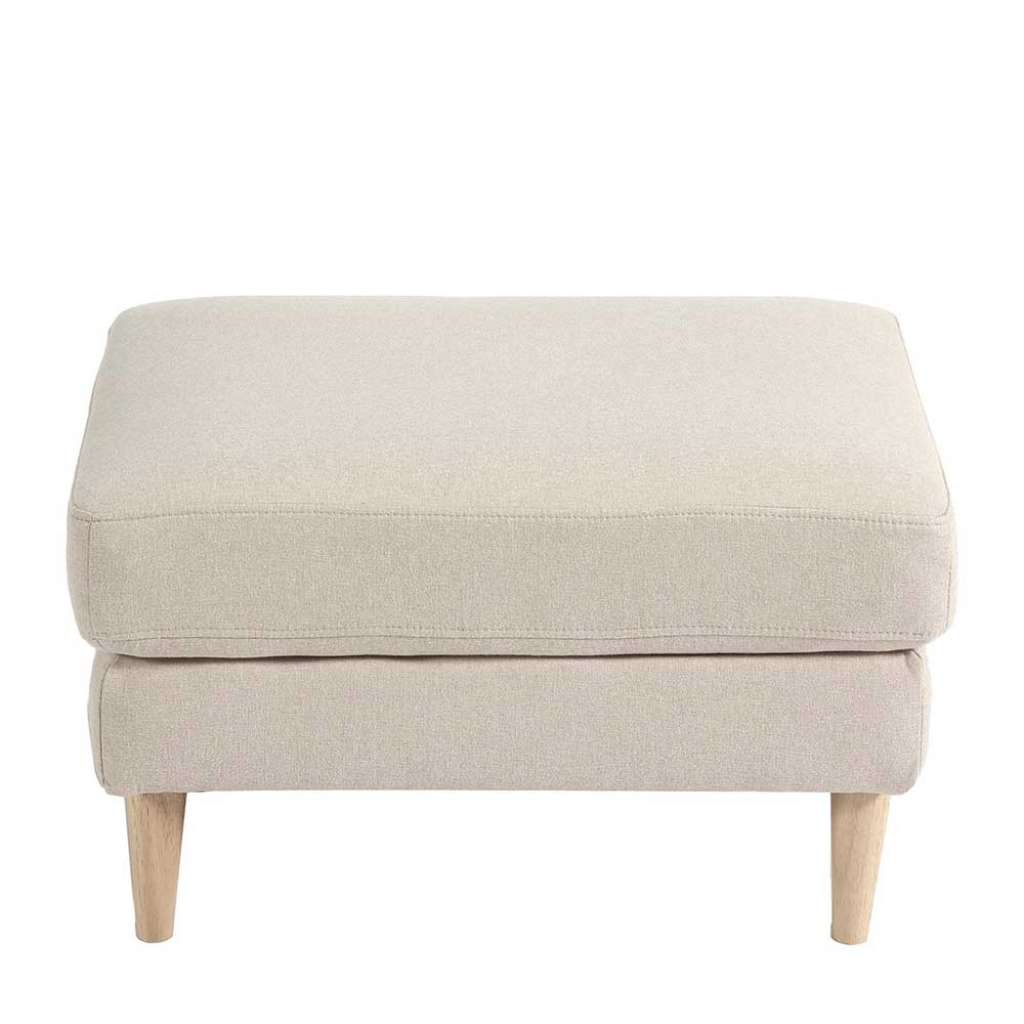 Fusshocker Hocker in Beige und Buchefarben