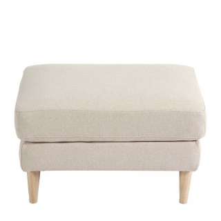 Fusshocker Hocker in Beige und Buchefarben