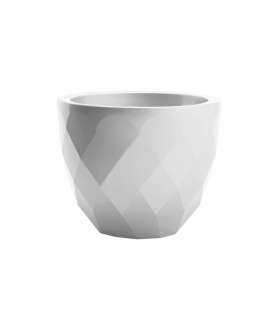 Vondom - VASES Blumentopf klein - weiß - Ø 18 x 15 cm - lackiert - outdoor