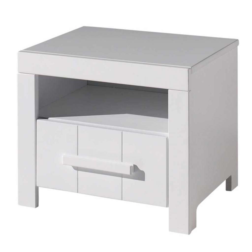 Nachttisch Kommode Nachtkonsole mit einer Schublade 50 cm breit