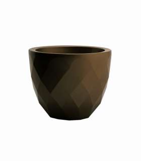 Vondom - VASES Blumentopf klein - bronze - Ø 18 x 15 cm - lackiert - outdoor