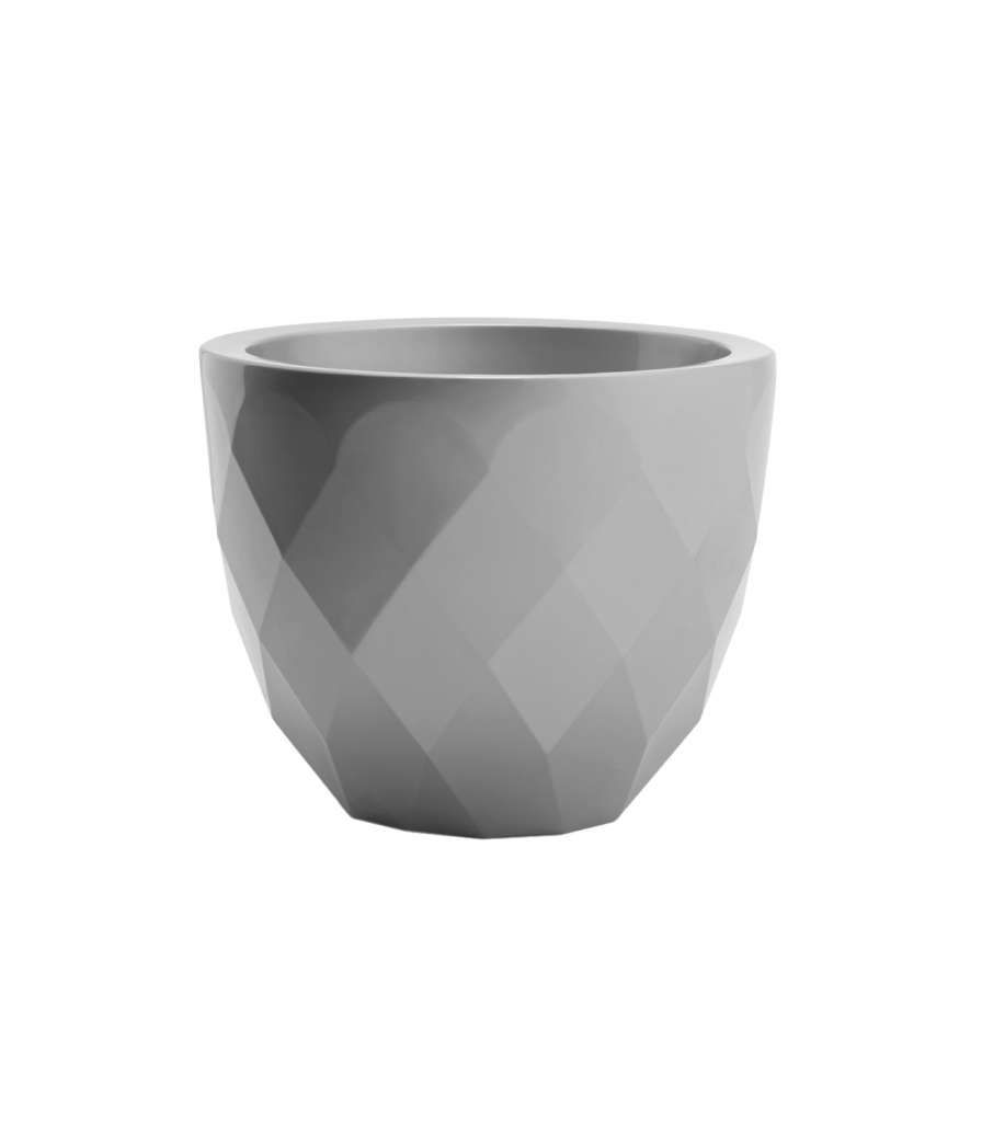 Vondom - VASES Blumentopf klein - stahlgrau - Ø 18 x 15 cm - lackiert - outdoor