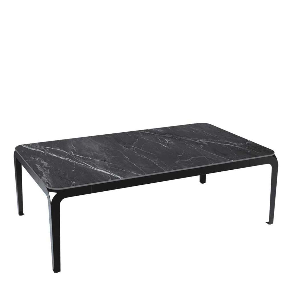 Wohnzimmer Tisch Sofatisch in Marmor Optik mit Keramikplatte