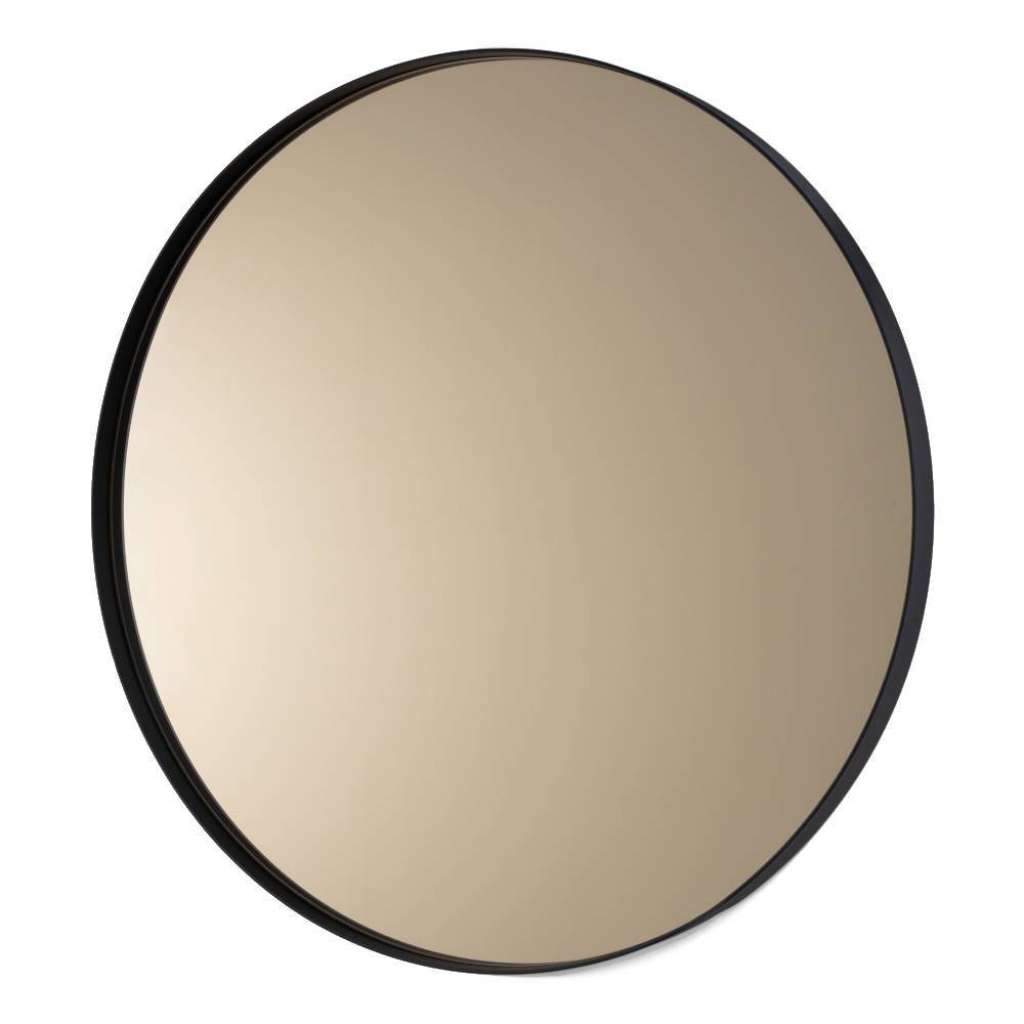 Wandspiegel Glasspiegel in runder Form mit Metallrahmen