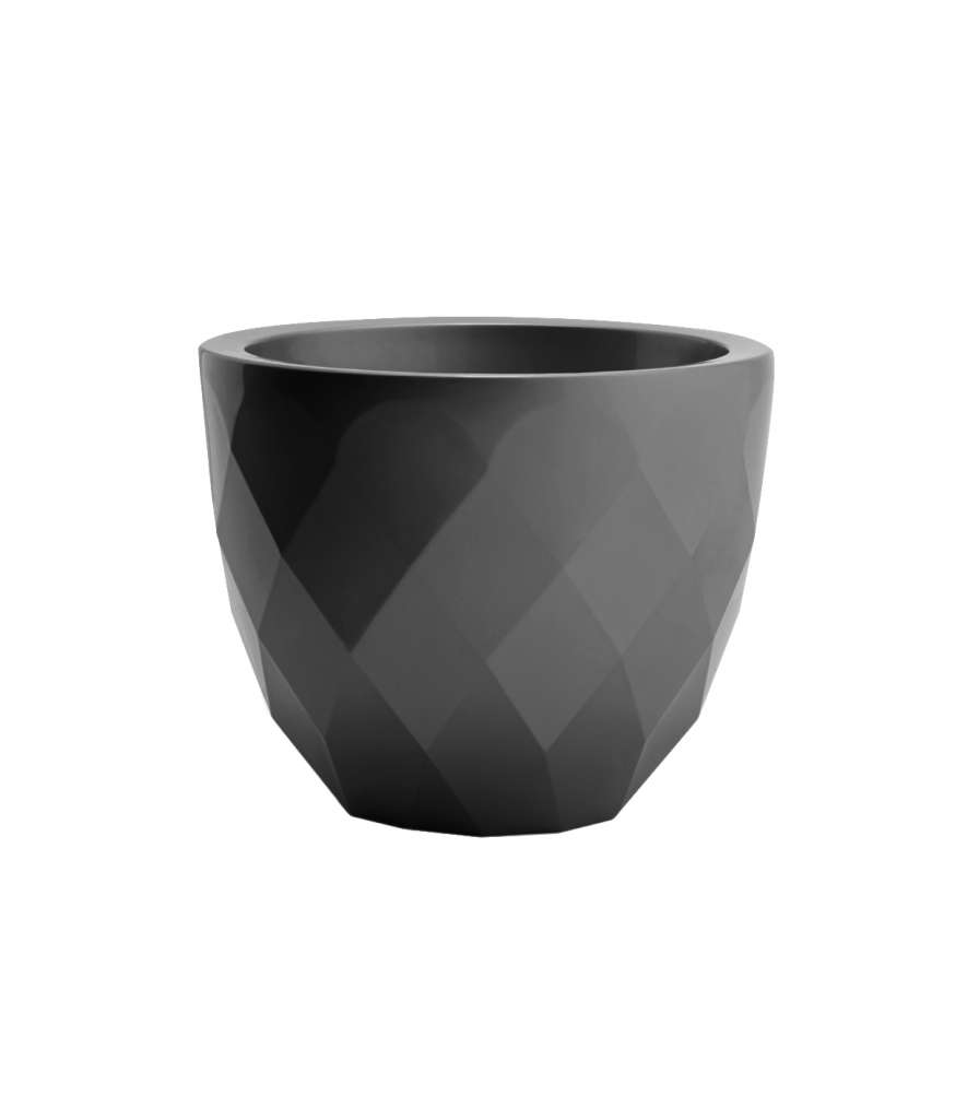 Vondom - VASES Blumentopf klein - anthrazit - Ø 18 x 15 cm - lackiert - outdoor