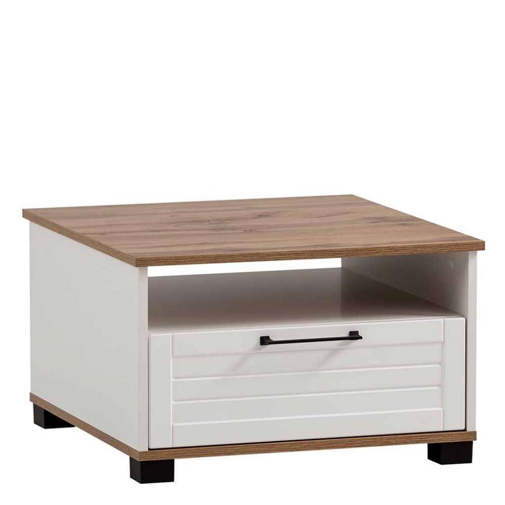 Couchtisch Beistelltisch mit einer Schublade und Vierfußgestell