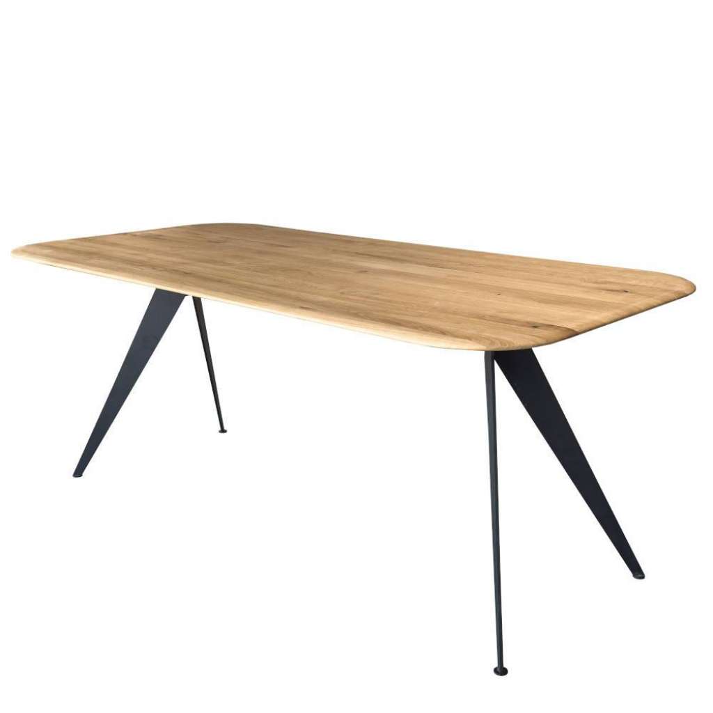 Esszimmertisch Tisch Esszimmer aus Wildeiche Massivholz mit Massivholzplatte