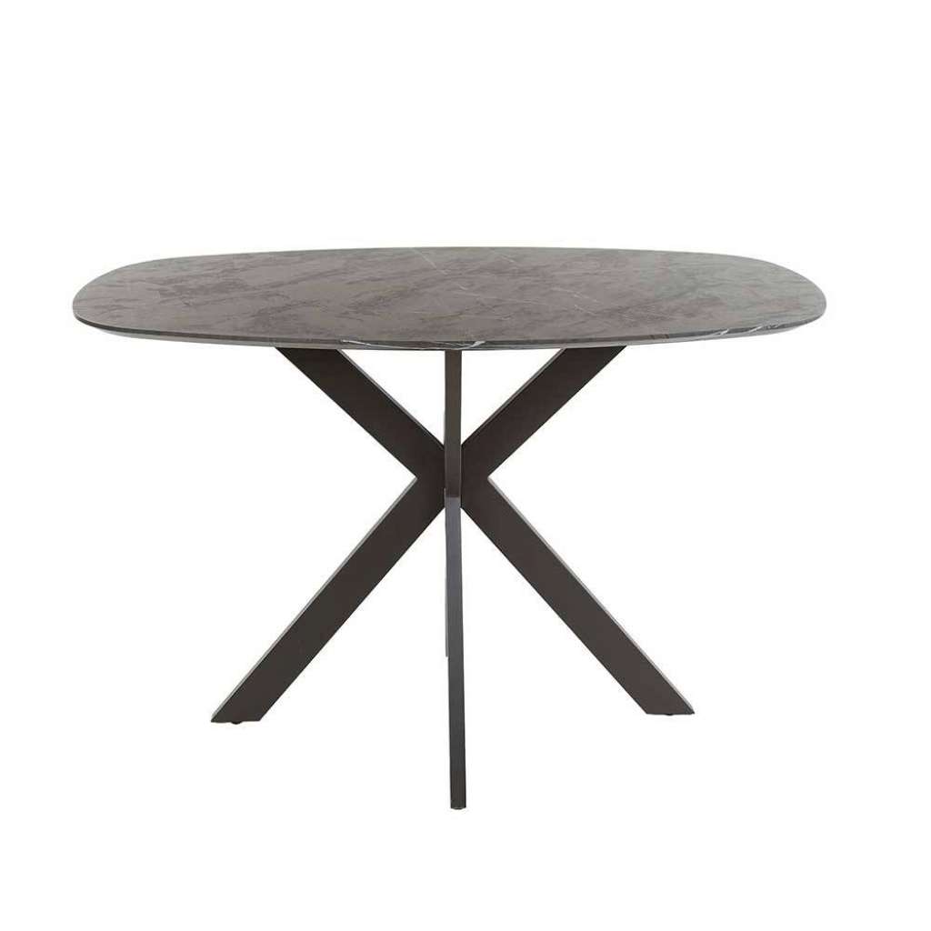 Esstisch Küchentisch in Schwarz mit Spider Gestell