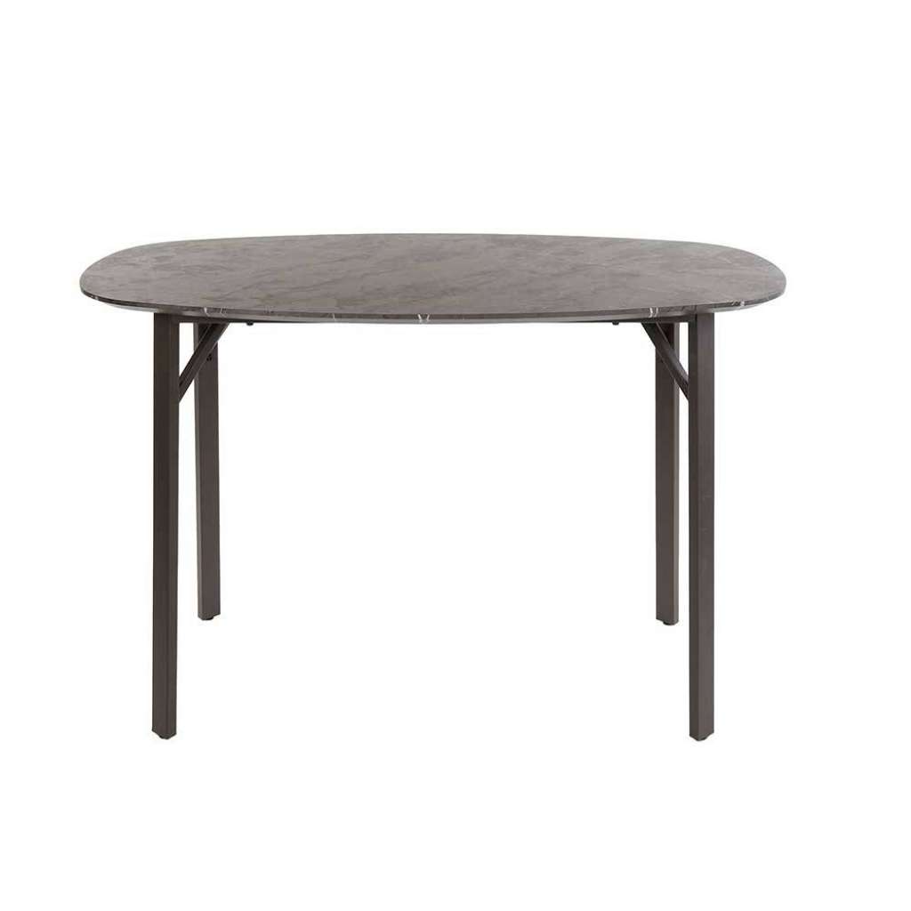 Esstisch Küchentisch in ovaler Form mit Holzwerkstoff Oberfläche